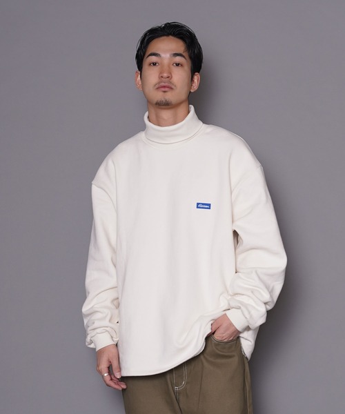 ラバーワッペンタートルビッグスウェット