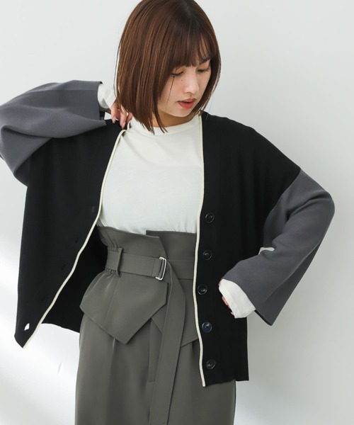 SENCE OF PLACE ニットベスト Vネック カーディガン SENCE OF PLACE ニットベスト Vネック カーディガン SENSE OF