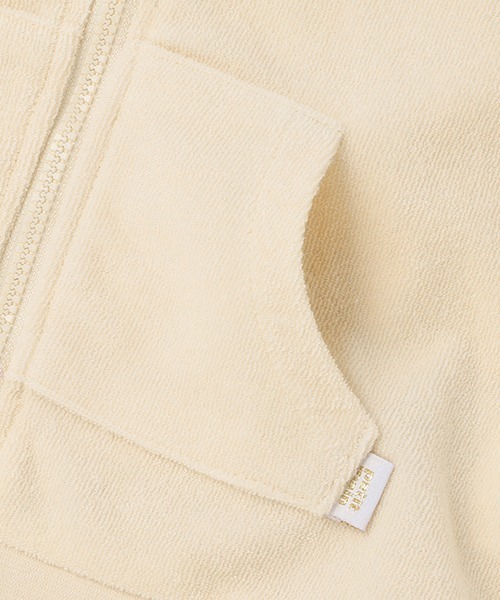 petit main（プティマイン）の「【弱酸性】アニマルジップパーカー（パーカー・キッズ・マスタード/アイボリー/モカ・80ｃｍ/70cm）」の10枚目の写真