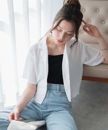 WEGO | WEGO/【セットアップ対応商品】クリンクルオープンカラーシャツ(シャツ/ブラウス)