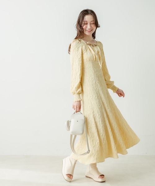 Olive des Oliveゆいワンピ【ワンピ、ボレロ付き】 OLIVE des ワンピース 【WEB限定】2ウェイボレロ付ワンピース