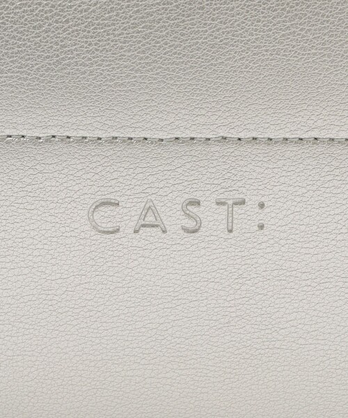 CAST:（キャストコロン）の「バイカラーソフトトートバック（トートバッグ・レディース・シルバー/ベージュ/ネイビー・FREE）」の17枚目の写真