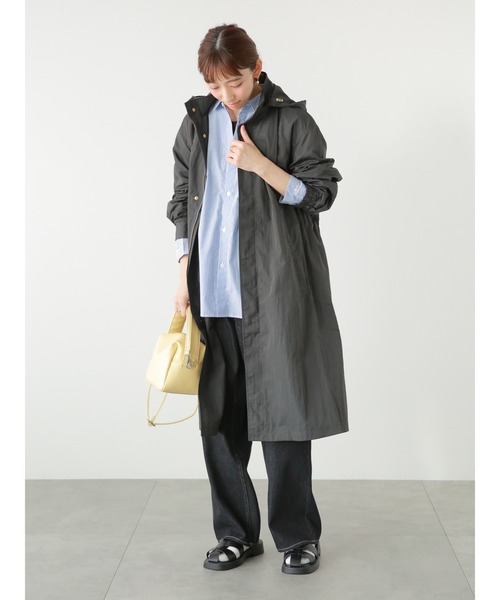 Lugnoncure(ルノンキュール)の「TCブロードレギュラーシャツ(シャツ/ブラウス・レディース・ブルー/オフホワイト/ブラック/サックスブルー・フリ-)」の11枚目の写真