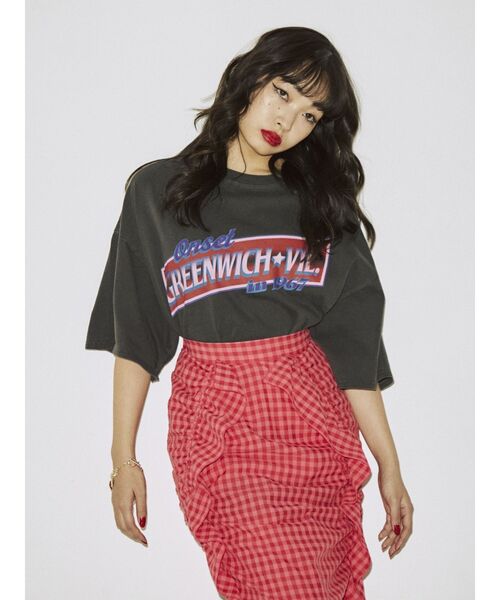 jouetie（ジュエティ）の「カラーロゴスーパーBIG Tシャツ（Tシャツ/カットソー・レディース・ブラック/オフホワイト/オレンジ・MEDIUM）」の16枚目の写真