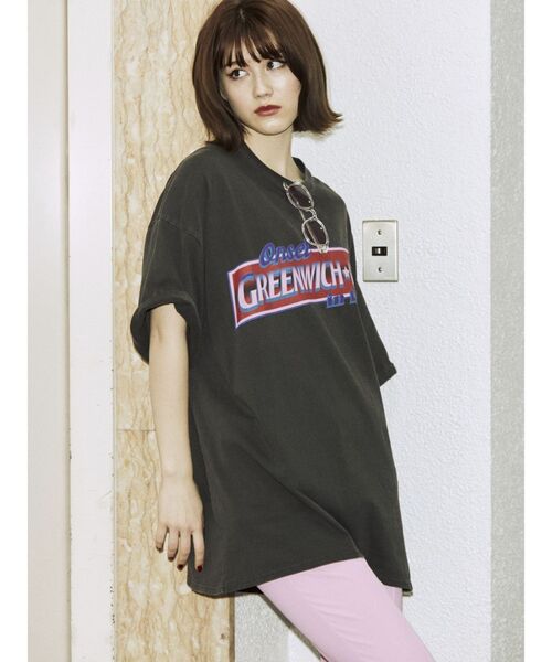 jouetie（ジュエティ）の「カラーロゴスーパーBIG Tシャツ（Tシャツ/カットソー・レディース・ブラック/オフホワイト/オレンジ・MEDIUM）」の7枚目の写真