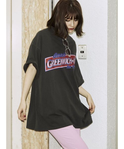 jouetie（ジュエティ）の「カラーロゴスーパーBIG Tシャツ（Tシャツ/カットソー・レディース・ブラック/オフホワイト/オレンジ・MEDIUM）」の13枚目の写真