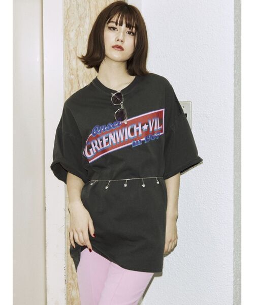 jouetie（ジュエティ）の「カラーロゴスーパーBIG Tシャツ（Tシャツ/カットソー・レディース・ブラック/オフホワイト/オレンジ・MEDIUM）」の19枚目の写真