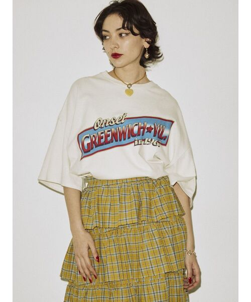 jouetie（ジュエティ）の「カラーロゴスーパーBIG Tシャツ（Tシャツ/カットソー・レディース・ブラック/オフホワイト/オレンジ・MEDIUM）」の21枚目の写真