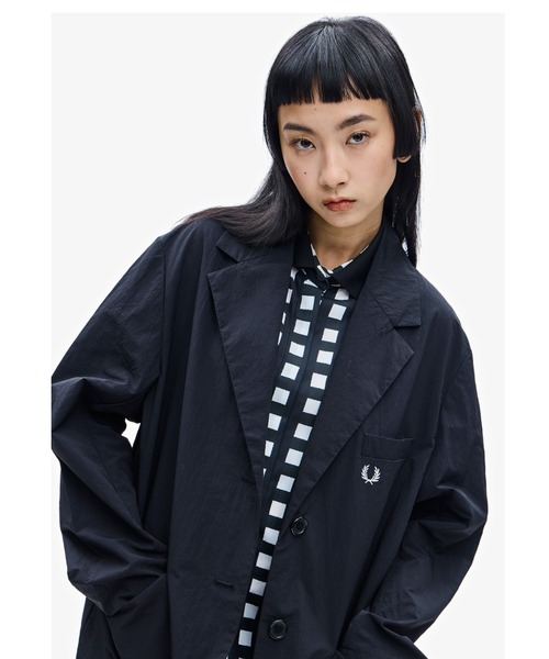 FRED PERRY（フレッドペリー）の「Ribbed Collar Shirt Dress（シャツ