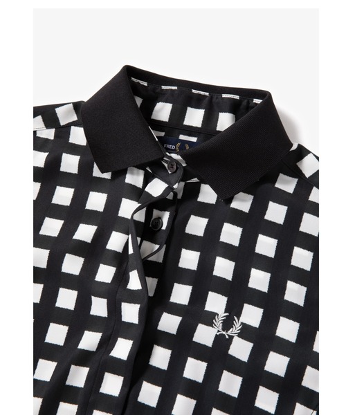 FRED PERRY（フレッドペリー）の「Ribbed Collar Shirt Dress（シャツ
