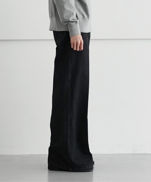 LUUDAN(ルーダン)の「LUUDAN DENIM PHAT PANTS(デニムパンツ・メンズ・ライトブルー/ブラック・30/32)」の4枚目の写真