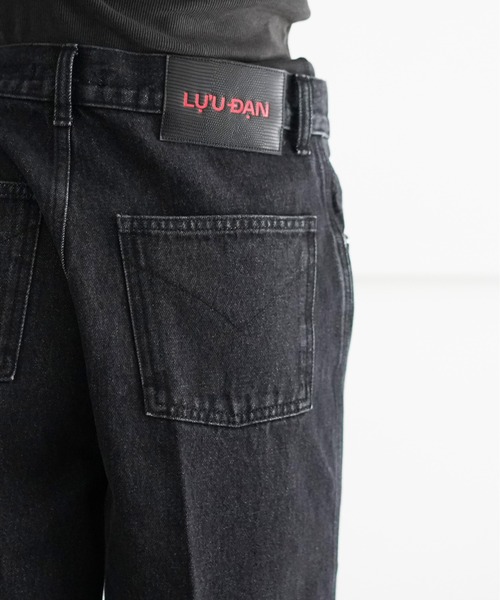LUUDAN(ルーダン)の「LUUDAN DENIM PHAT PANTS(デニムパンツ・メンズ・ライトブルー/ブラック・30/32)」の6枚目の写真