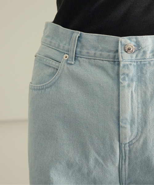 LUUDAN(ルーダン)の「LUUDAN DENIM PHAT PANTS(デニムパンツ・メンズ・ライトブルー/ブラック・30/32)」の3枚目の写真