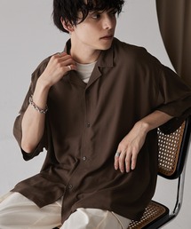 MONO-MART（モノマート）の「ルーズ レーヨントロミ オープンカラーシャツ（シャツ/ブラウス・メンズ）」