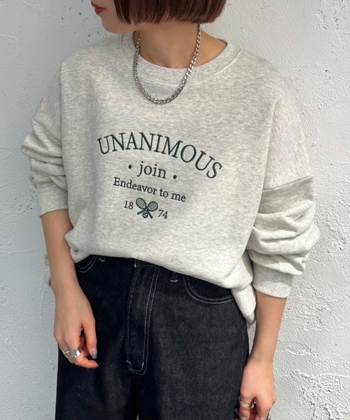 apres jour mignon(アプレジュールミニョン)の「ヘビーウェイトスウェット3【ZOZOTOWN限定アイテム】(スウェット・レディース・アイボリー/ナチュラル/オレンジ/ベージュ系その他2/ブラック系その他/ベージュ系その他/ピンク/ブラック・X-LARGE/フリー)」の16枚目の写真