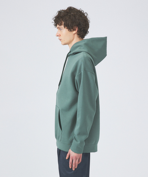 ABAHOUSE（アバハウス）の「【インバーテッドプリーツ】ダンボール プルオーバー パーカー（パーカー・メンズ・グリーン/ライトブルー/ライトベージュ/チャコールグレー・44/46/48）」の7枚目の写真
