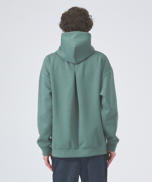 ABAHOUSE（アバハウス）の「【インバーテッドプリーツ】ダンボール プルオーバー パーカー（パーカー・メンズ・グリーン/ライトブルー/ライトベージュ/チャコールグレー・44/46/48）」の8枚目の写真