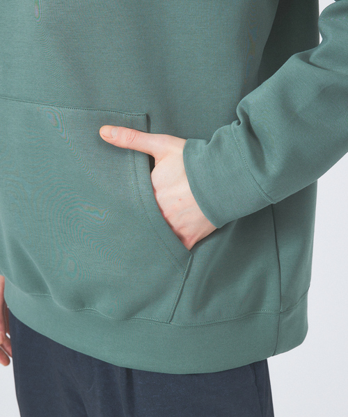 ABAHOUSE（アバハウス）の「【インバーテッドプリーツ】ダンボール プルオーバー パーカー（パーカー・メンズ・グリーン/ライトブルー/ライトベージュ/チャコールグレー・44/46/48）」の13枚目の写真