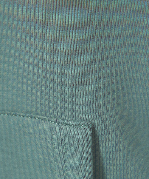 ABAHOUSE（アバハウス）の「【インバーテッドプリーツ】ダンボール プルオーバー パーカー（パーカー・メンズ・グリーン/ライトブルー/ライトベージュ/チャコールグレー・44/46/48）」の14枚目の写真