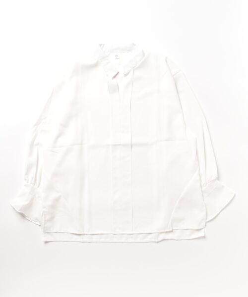 LOPASS(ロパス)の「ゆったりシフォンブラウス(シャツ/ブラウス・レディース・グレー/ホワイト・M)」の18枚目の写真