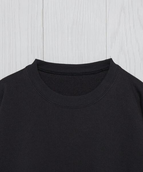 H ビューティー＆ユース SLIT SWEAT PULLOVER スウェット 黒 H BEAUTY&YOUTH UNITED ARROWS（エイチビューティーアンドユース