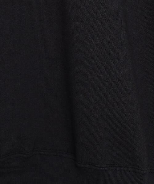 H ビューティー＆ユース SLIT SWEAT PULLOVER スウェット 黒 H BEAUTY&YOUTH UNITED ARROWS（エイチビューティーアンドユース