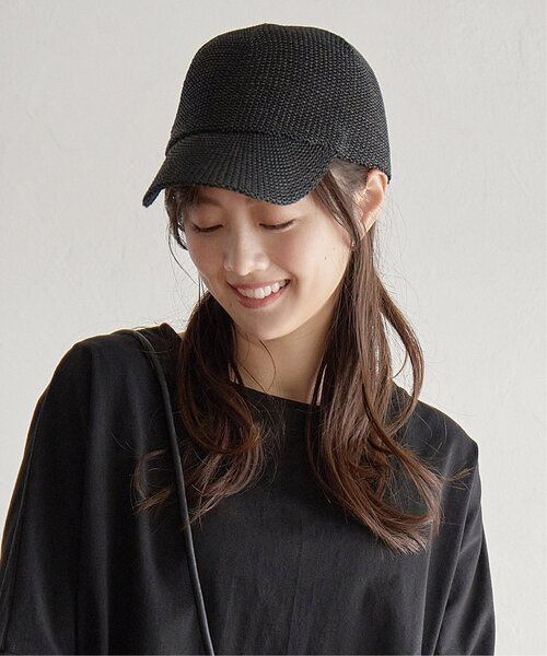 ikka（イッカ）の「サーモキャップ（キャップ・レディース・キャメル/グリーン/オレンジ/ブラック/オフホワイト・FREE）」の2枚目の写真