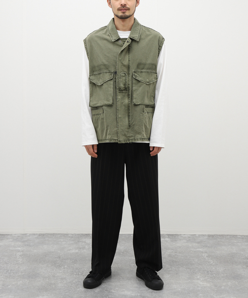 JOURNAL STANDARD J.S HOMESTEAD(ジャーナルスタンダードホームステッド)の「【J.S.Homestead】RAF FIELD CUT OFF(ミリタリージャケット・メンズ・サファリグリーン/オリーブ・FREE)」の8枚目の写真