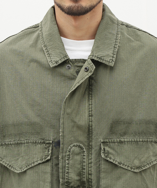JOURNAL STANDARD J.S HOMESTEAD(ジャーナルスタンダードホームステッド)の「【J.S.Homestead】RAF FIELD CUT OFF(ミリタリージャケット・メンズ・サファリグリーン/オリーブ・FREE)」の11枚目の写真