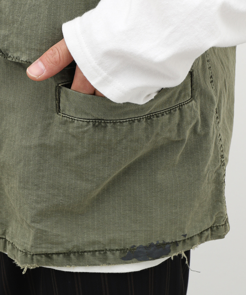 JOURNAL STANDARD J.S HOMESTEAD(ジャーナルスタンダードホームステッド)の「【J.S.Homestead】RAF FIELD CUT OFF(ミリタリージャケット・メンズ・サファリグリーン/オリーブ・FREE)」の15枚目の写真