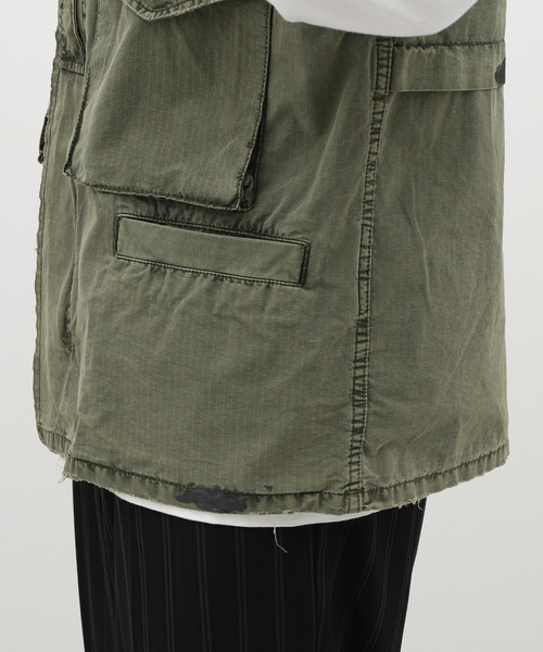 JOURNAL STANDARD J.S HOMESTEAD(ジャーナルスタンダードホームステッド)の「【J.S.Homestead】RAF FIELD CUT OFF(ミリタリージャケット・メンズ・サファリグリーン/オリーブ・FREE)」の7枚目の写真
