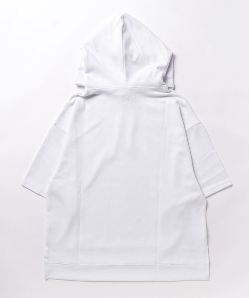 COLONY 2139(コロニートゥーワンスリーナイン)の「ダイバーポンチBIG半袖パーカー(パーカー・メンズ・ホワイト/チャコールグレー/ブラック・MEDIUM/LARGE)」の12枚目の写真