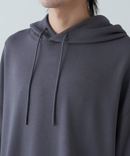 COLONY 2139(コロニートゥーワンスリーナイン)の「ダイバーポンチBIG半袖パーカー(パーカー・メンズ・ホワイト/チャコールグレー/ブラック・MEDIUM/LARGE)」の8枚目の写真