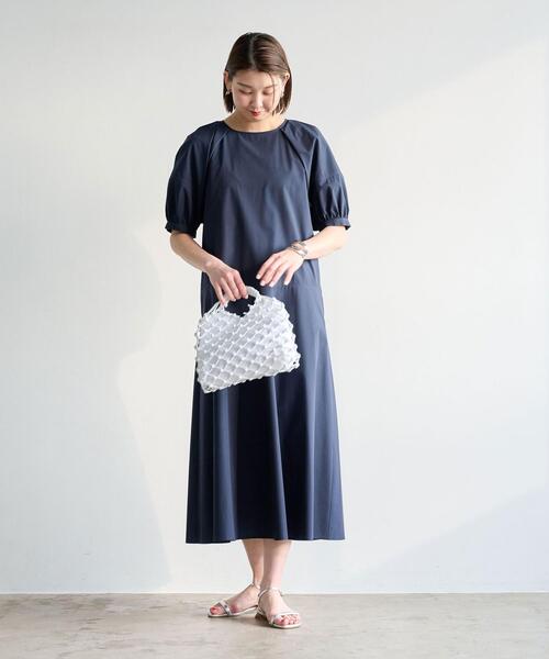 ＜Oggiコラボ＞［sizeSHORT/TALLあり］コンシャスキリカエフレアワンピース