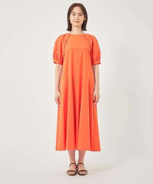 ＜Oggiコラボ＞［sizeSHORT/TALLあり］コンシャスキリカエフレアワンピース