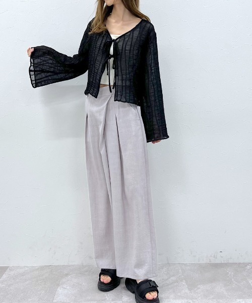 FOREVER 21（フォーエバー トゥエンティーワン）の「コードベルトリネンライクパンツ（その他パンツ・レディース・ブルー/グレー/ライトグレー・SMALL/MEDIUM）」の11枚目の写真