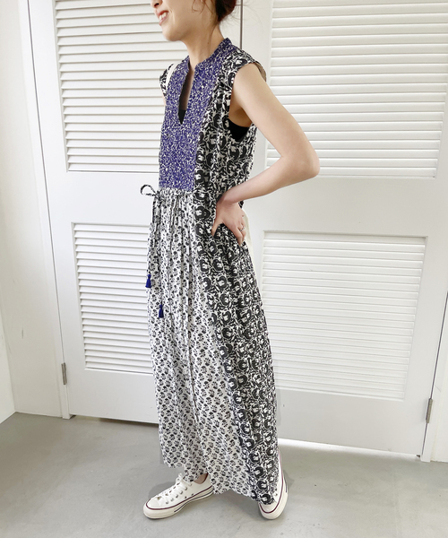 ヌキテパ COTTON JQD COMBI DRESS 23ss 極美品✨ヌキテパ COTTON