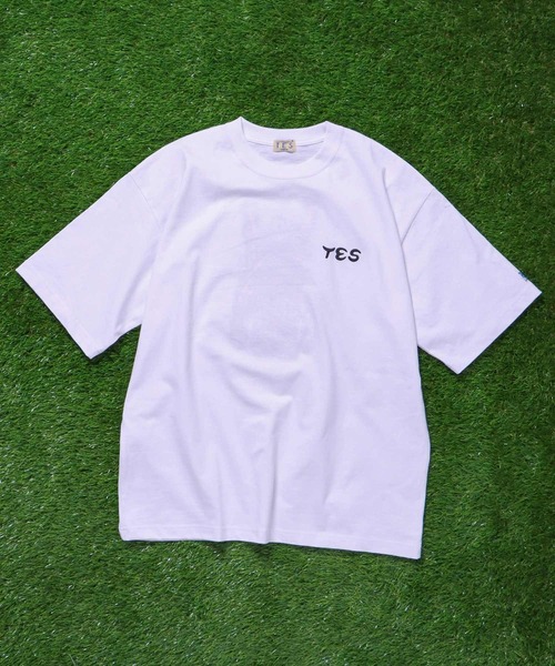 The Endless Summer(エンドレスサマー)の「TES TIBETAN BUHI EMB BIG T-SHIRT / ビッグシルエットTシャツ(Tシャツ/カットソー・メンズ・ブラック/ホワイト/オレンジ/グリーン系その他/ブルー・SMALL/MEDIUM/LARGE/X-LARGE)」の7枚目の写真