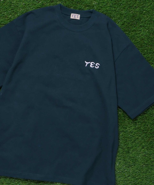 The Endless Summer(エンドレスサマー)の「TES TIBETAN BUHI EMB BIG T-SHIRT / ビッグシルエットTシャツ(Tシャツ/カットソー・メンズ・ブラック/ホワイト/オレンジ/グリーン系その他/ブルー・SMALL/MEDIUM/LARGE/X-LARGE)」の18枚目の写真