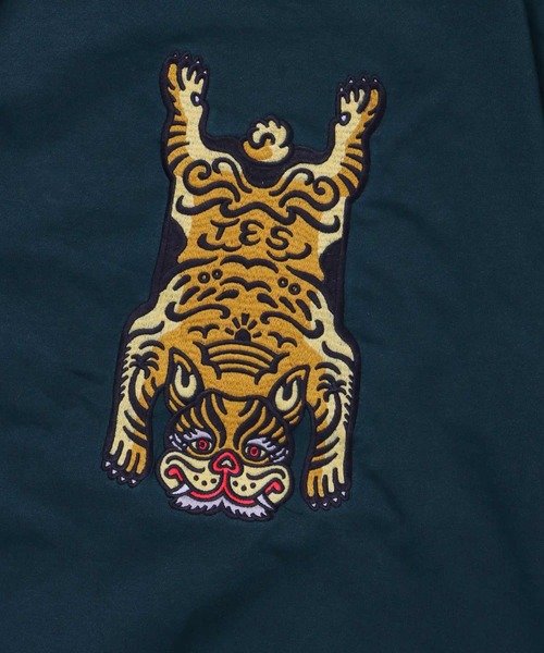 The Endless Summer(エンドレスサマー)の「TES TIBETAN BUHI EMB BIG T-SHIRT / ビッグシルエットTシャツ(Tシャツ/カットソー・メンズ・ブラック/ホワイト/オレンジ/グリーン系その他/ブルー・SMALL/MEDIUM/LARGE/X-LARGE)」の21枚目の写真