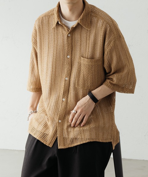 epnok（エプノック）の「クロシェシアールーズシャツ（シャツ/ブラウス