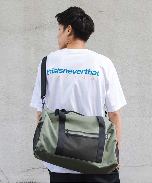 KiU(キウ)の「600D 大容量ボストントラベルバッグ(31L)(ボストンバッグ・メンズ・ベージュ/ブラック/カーキ/ブラック系その他/ブルー系その他/アニマル/カラフル/ブラック×ライム/ブラック×カーキ/ブラック系その他2/ブラック系その他3・FREE)」の18枚目の写真