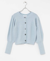 パフスリーブカーディガン