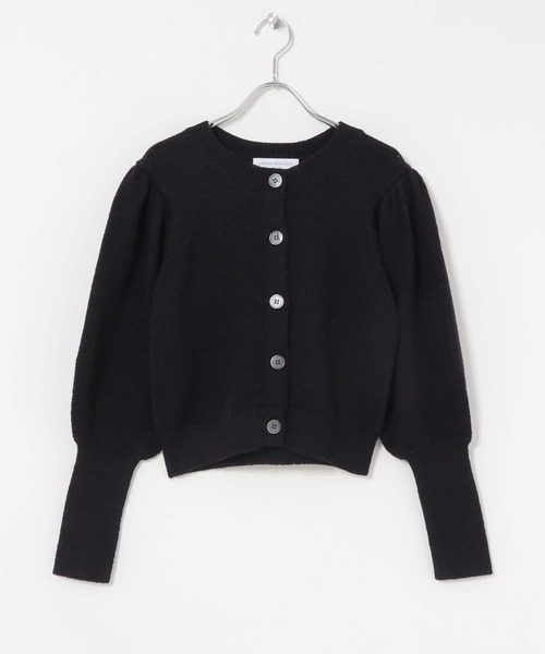 URBAN RESEARCH（アーバンリサーチ）の「パフスリーブカーディガン（カーディガン/ボレロ・レディース・ブラック/オフホワイト/ブルー系その他・FREE）」の3枚目の写真