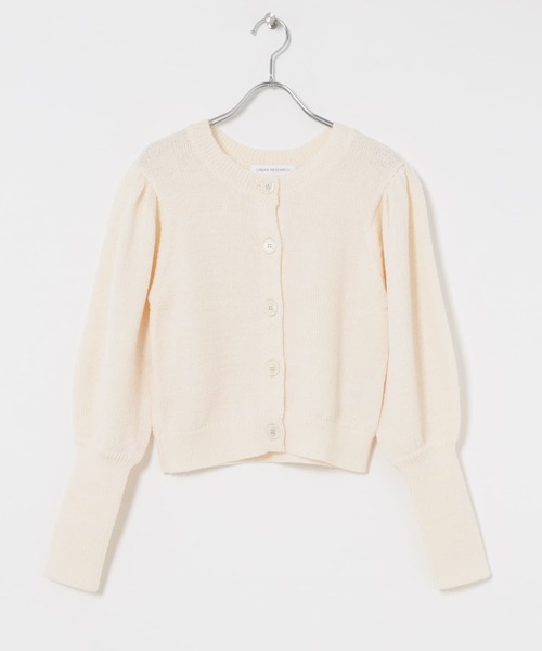 URBAN RESEARCH（アーバンリサーチ）の「パフスリーブカーディガン（カーディガン/ボレロ・レディース・ブラック/オフホワイト/ブルー系その他・FREE）」の7枚目の写真