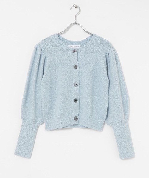URBAN RESEARCH（アーバンリサーチ）の「パフスリーブカーディガン（カーディガン/ボレロ・レディース・ブラック/オフホワイト/ブルー系その他・FREE）」の9枚目の写真