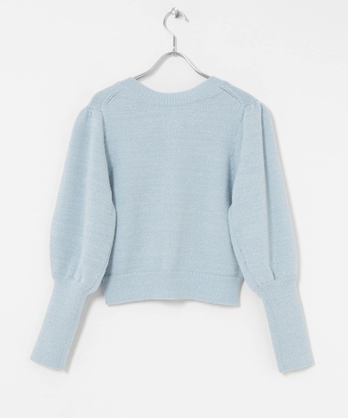 URBAN RESEARCH（アーバンリサーチ）の「パフスリーブカーディガン（カーディガン/ボレロ・レディース・ブラック/オフホワイト/ブルー系その他・FREE）」の10枚目の写真