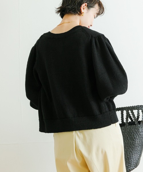 URBAN RESEARCH（アーバンリサーチ）の「パフスリーブカーディガン（カーディガン/ボレロ・レディース・ブラック/オフホワイト/ブルー系その他・FREE）」の16枚目の写真