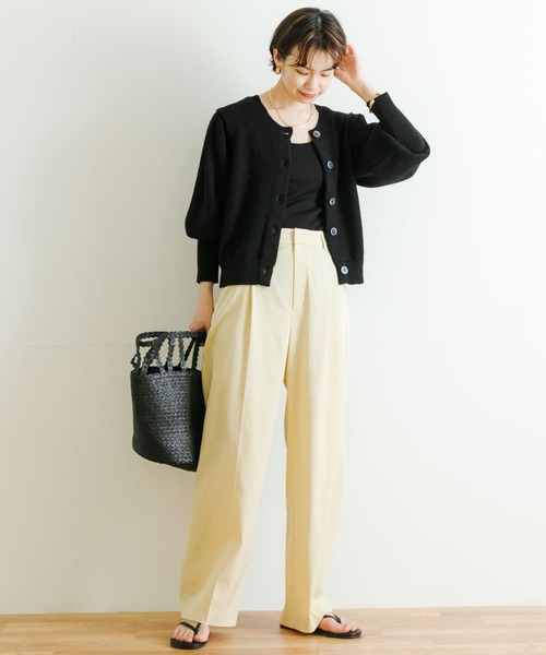 URBAN RESEARCH（アーバンリサーチ）の「パフスリーブカーディガン（カーディガン/ボレロ・レディース・ブラック/オフホワイト/ブルー系その他・FREE）」の18枚目の写真