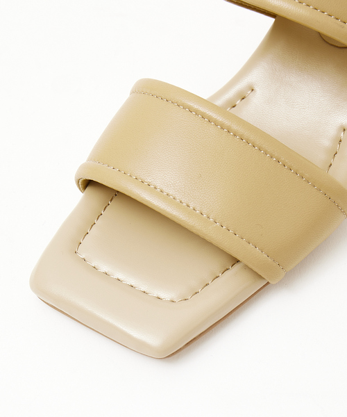 PICHE ABAHOUSE(ピシェ アバハウス)の「パフィーベルトサンダル(サンダル・レディース・ブラック/ベージュ/ラベンダー・35/36/37/38/39)」の13枚目の写真